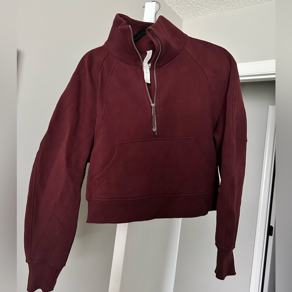 Lululemon Scuba Oversized Funnel Neck Half Zip Size XS/S